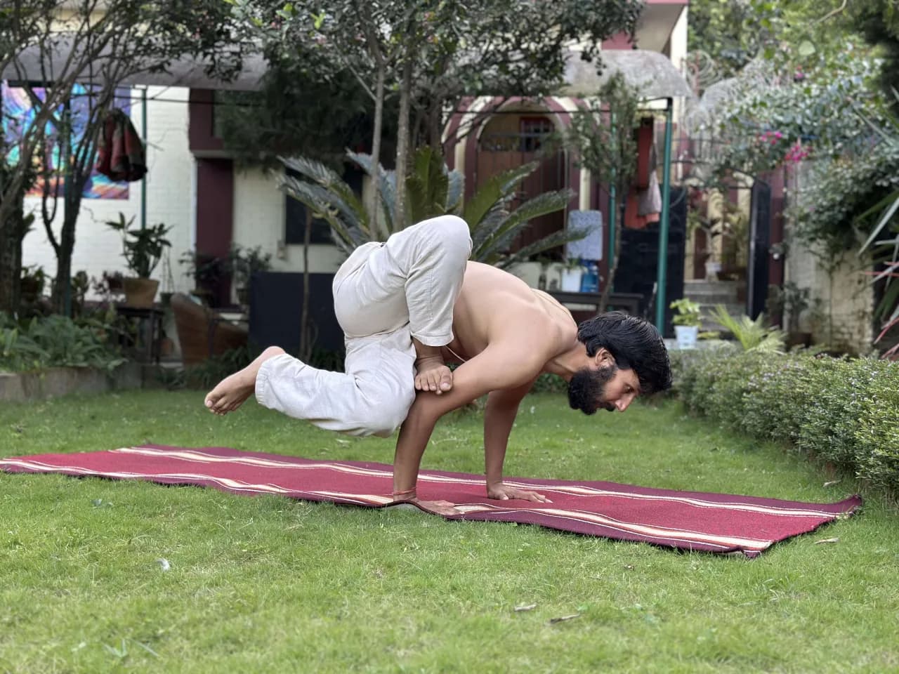 Yoga class in Kathmandu